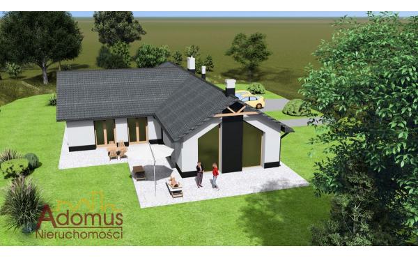 Pogórska Wola / Działka budowlana z nowoczesnym projektem domu